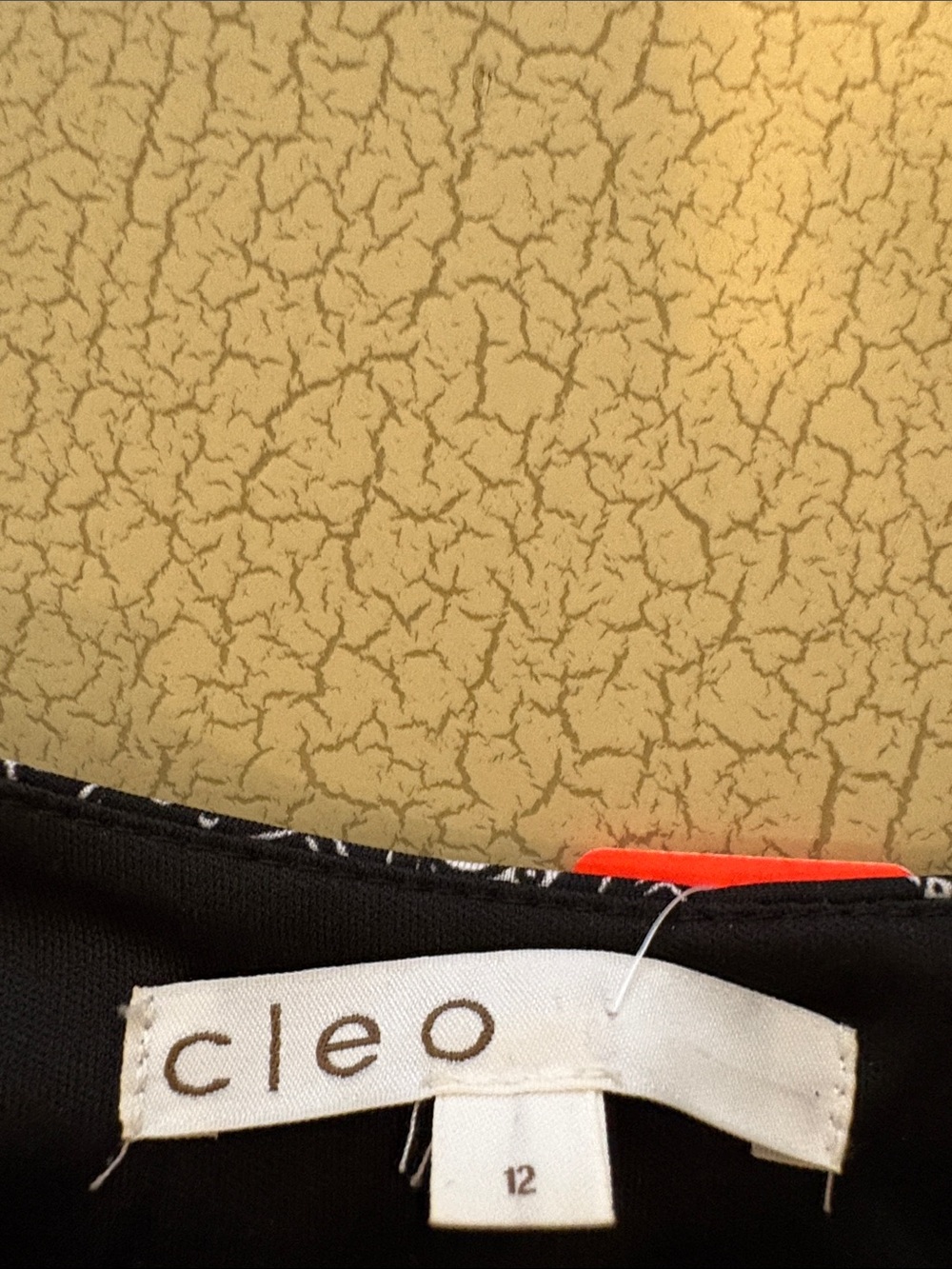 cleo Black & White Medallion Cowl Neck Midi Dress - Picture 8 of 10
